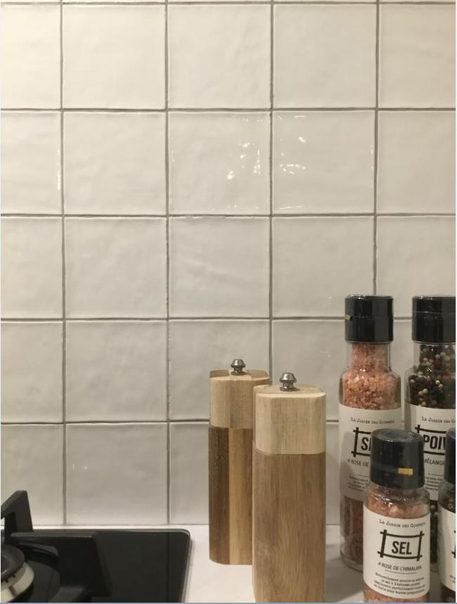 ATELIER - Blanc de lin 10x10 Glossy